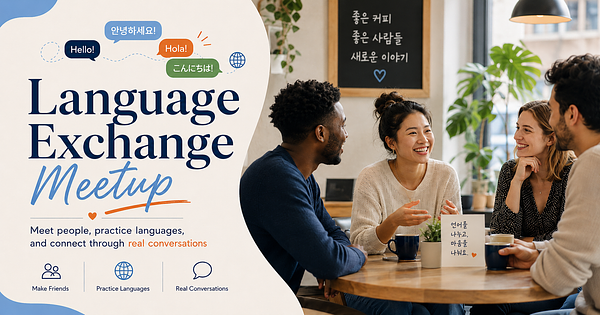 Daejeon Langauge Exchange (대전 언어교환 모임) language exchange event in Daejeon at Tamitie Coffee